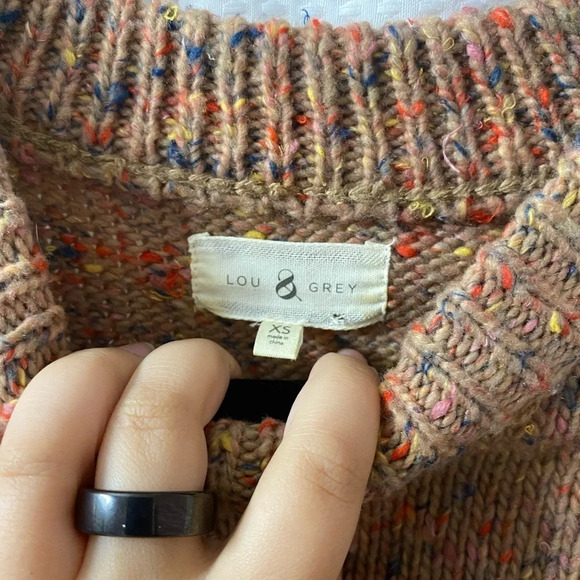 W&W ONCE L&G Flecked Tunic Sweater - Picture 6 of 8